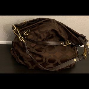 Coach chocolate brown Hobo bag